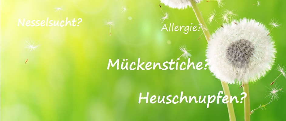 Allergie - Enstehung und lokale Therpie